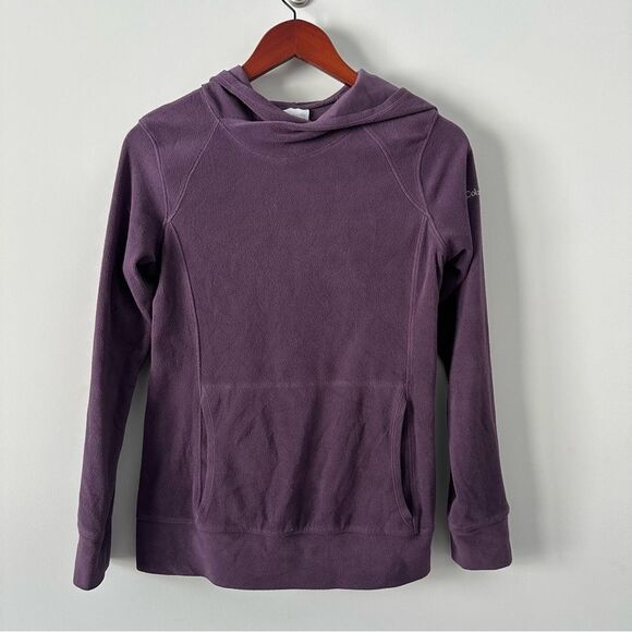 Columbia Size S Purple Lightweight Fleece Hoodie - Picture 2 of 4